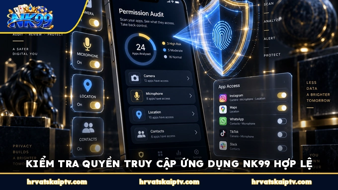 KIỂM TRA QUYỀN TRUY CẬP ỨNG DỤNG NK99 HỢP LỆ
