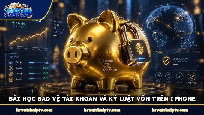 BÀI HỌC BẢO VỆ TÀI KHOẢN VÀ KỶ LUẬT VỐN TRÊN IPHONE