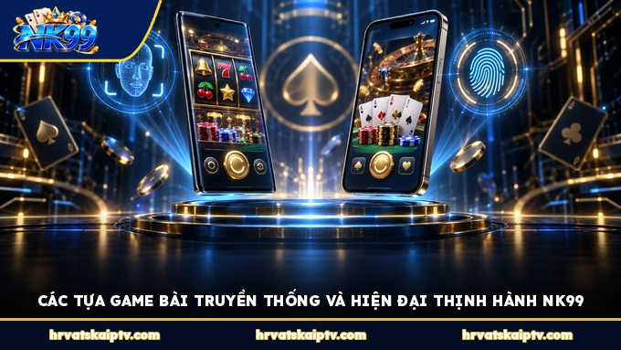 CÁC TỰA GAME BÀI TRUYỀN THỐNG VÀ HIỆN ĐẠI THỊNH HÀNH NK99