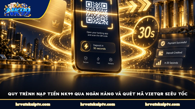 QUY TRÌNH NẠP TIỀN NK99 QUA NGÂN HÀNG VÀ QUÉT MÃ VIETQR SIÊU TỐC