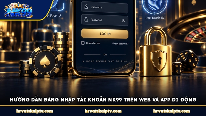 HƯỚNG DẪN ĐĂNG NHẬP TÀI KHOẢN NK99 TRÊN WEB VÀ APP DI ĐỘNG
