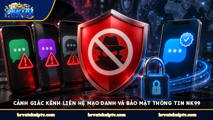 CẢNH GIÁC KÊNH LIÊN HỆ MẠO DANH VÀ BẢO MẬT THÔNG TIN NK99