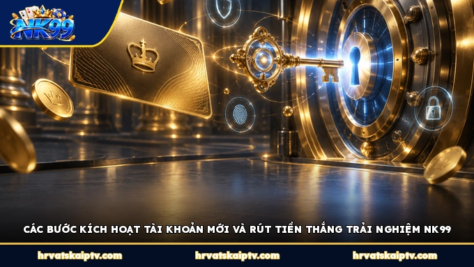 CÁC BƯỚC KÍCH HOẠT TÀI KHOẢN MỚI VÀ RÚT TIỀN THẮNG TRẢI NGHIỆM NK99
