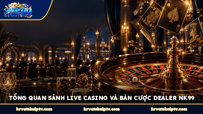 TỔNG QUAN SẢNH LIVE CASINO VÀ BÀN CƯỢC DEALER NK99
