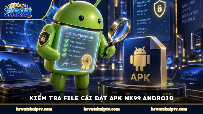 KIỂM TRA FILE CÀI ĐẶT APK NK99 ANDROID