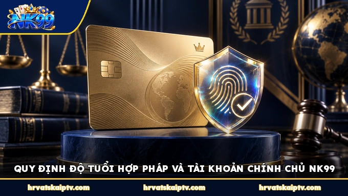 QUY ĐỊNH ĐỘ TUỔI HỢP PHÁP VÀ TÀI KHOẢN CHÍNH CHỦ NK99