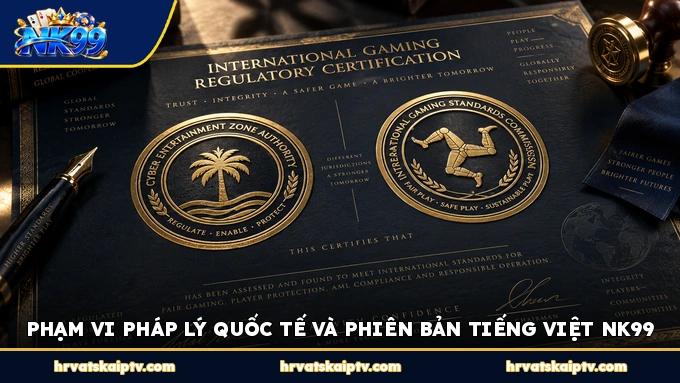 PHẠM VI PHÁP LÝ QUỐC TẾ VÀ PHIÊN BẢN TIẾNG VIỆT NK99